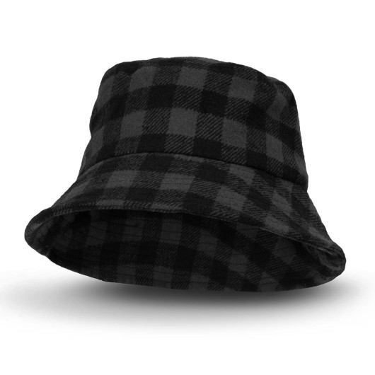 Plaid Bucket Hats grey